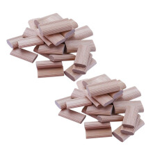 200 Pieces of 8mm Domino Wooden Dowel Connectors, Beech Wood Plugs, Woodworking Furniture Splicing Connectors