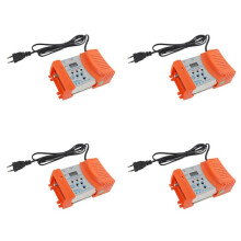 4X New HDM68 Modulator Digital RF Modulator AV to RF Converter VHF UHF PAL/NTSC Standard Portable Modulator EU Plug