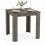 (80cm, Greige Oak) Melamine Dining Table Chunky Legs 1