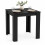 (80cm, Black) Melamine Dining Table Chunky Legs 1