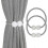 Magnetic Curtain Tiebacks Set - Curtain Holders for Drapes 1