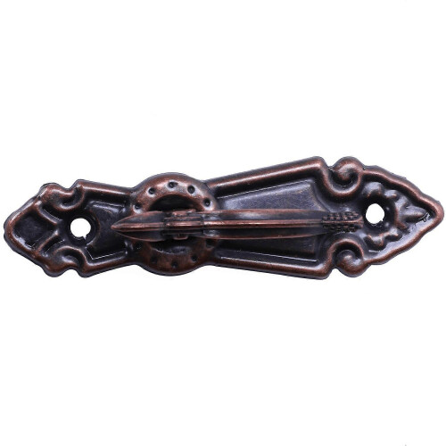 Red Bronze Metal Curtain Tassel Tiebacks with Mini Wall Hooks 2PCS
