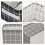 3pcs Desktop Foldable Storage Basket for Office Stationery & Sundries Organizer 4