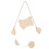Wooden Bear-Shaped Hanging Mirror Set for Makeup and Bathroom Use 1