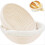 Round Handmade Rattan Dough Protection Basket, 23x8cm 3