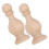 Embouts décoratifs en bois pour pieds de lit, 4 pièces 1