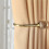 Pxcl Metal Curtain Tiebacks with U Wall Hooks - 4 Pack (Bronze) 1
