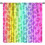 Rainbow Leopard Curtains Neon Gradient Dots 55x39in 2Pcs Kitchen Bedroom Living 1