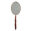 Oval Handheld Travel Makeup Mirror with Handle, Portable Hand Mirror Kit 1