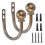 25-26 1 Pair Retro Metal Wall Mount Curtain Hooks U-Hook 1