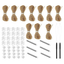 Kit de reparación de cuerdas para toldos, paquete de 10 unidades, de plástico, para caravanas, remolques y aventuras al aire libre.