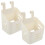 2pcs Wall Hanging Baskets Kitchen Bath Sponge Drain Holder Mountain Home Decor 5