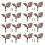 16 Red Bronze Iron Leaf Curtain Tie Backs Holders Wall Hooks Home Decor Set 1