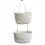Wall-Mounted 3-Tier Woven Hanging Storage Basket -2 1