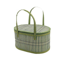Cestino portaoggetti portatile per snack, frutta e altri oggetti da campeggio all'aperto - Kit di accessori per l'organizzazione della casa