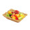 3pcs Multicolor Imitation Rattan Rectangular Basket Set - Plastic Decorative Snack Tray for Candy, Bread & Desktop Storage 5