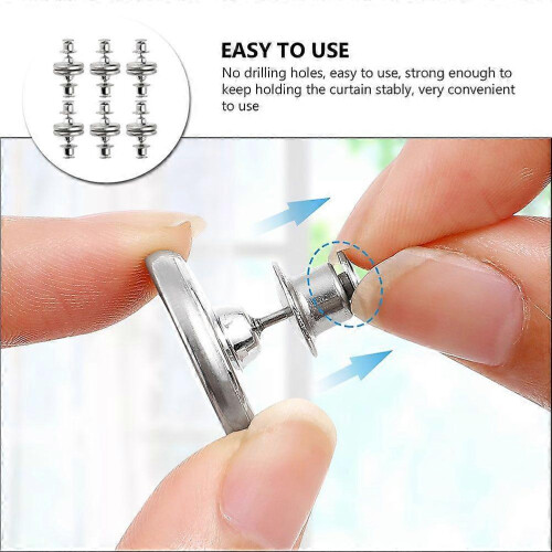 Paar Gardinenmagnete, Verschlussgewichte, Set mit magnetischen Gardinenhaltern 2