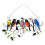 2x Prisms Bird Ornament Rainbow Maker Stained Glass Window Panel Kit 1