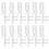 Hidden Design Plastic Blind Valance Clips Easy Install Replacement Kit 1
