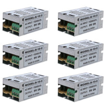 6X AC 110-240V A 5V Potenza di Commutazione Fornitura Convertitore SA10-05