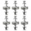 Paar Gardinenmagnete, Verschlussgewichte, Set mit magnetischen Gardinenhaltern 2