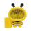 Cartoon Cute Bee Pen Holder Alarm Clock Desktop Bedside Timer Decor Set 1