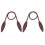 2Pcs Shaped Metal Curtain Tie Backs for Curtain Use 1