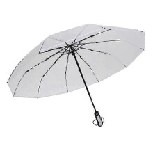 Automatic Transparent Pocket Umbrellas Clear Umbrellas Foldable Bridal Umbrellas compatible with Wedding Windpr