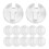 60Pcs Transparent Beaded Chain Stop Buckle for Window Blind Treatments 1