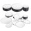 40 Pack Mini Round Adhesive Mirror Tiles for Craft, Small Round Craft Mirrors 1