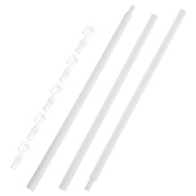 Ensemble de 6 baguettes pour stores verticaux de 89 cm (35 pouces), tige en plastique avec crochets, ouvre-rideaux pour stores inclinables