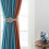Modern Minimalist Lace Curtain Bundle with Rope Curtain Buckle for Home 1