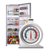 2 Pcs Refrigerator Thermometer 20-20/-20-80 Fridge Analog Thermometer Large Dial with Red Indicator Thermometer
