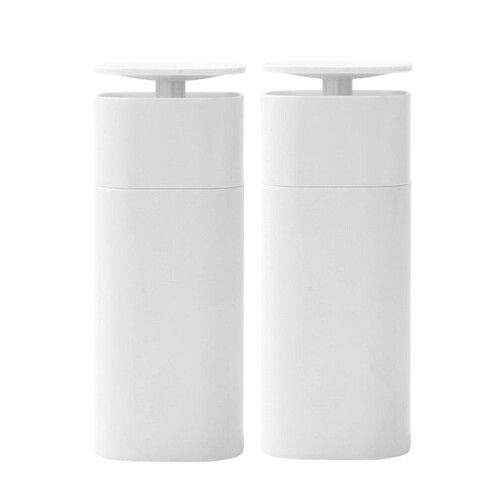 Kitchen Sink Countertop Detergent Distributor Bathroom Pressing Hand Storage Container Soap Container White 1