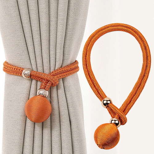 Kyursd Adjustable Curtain Tieback, Modern Holdback for Drapes & Window Curtains, Home Office Use, 1PC 1