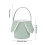 Oster-Cord-Handtasche mit Hasenohren, Festtags-Set 3