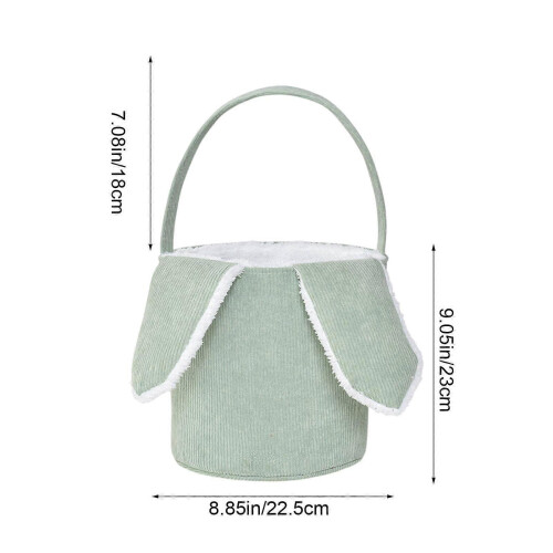 Oster-Cord-Handtasche mit Hasenohren, Festtags-Set 2