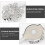 1PC Magnetic Curtain Tie Backs with Rhinestone Spring Decorative Holdbacks 3