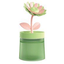 Bevochtiger Draagbare USB Aromatherapie Machine Mist Maker Bloemen Luchtbevochtiger Groen