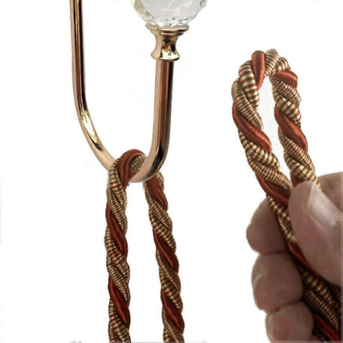 2024 Ping U-Shaped Metal Curtain Tiebacks Wall Hooks - 2 Pack 1