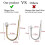2024 Ping U-Shaped Metal Curtain Tiebacks Wall Hooks - 2 Pack 3