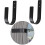 2 Pack U-Shaped Wall Mount Curtain Holdbacks, Multicolor Drapery Hooks Tiebacks for Curtain Pull Backs 2