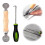 2-Piece Wooden Handle Screen Repair Tool Kit for Mesh Door 2