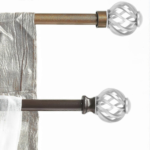terminali per asta per tende da 25-26 mm, accessori decorativi per tende. 1