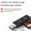 2 in 1 USB 3.0  TF Card Reader High Speed Data Transmission  to 5Gbps Compatibility Multiple for PC Laptops Camera A 5