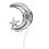 2PCS Magnetic Curtain Tiebacks Drapery Holdbacks for Home Office Window Decor 3
