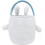 Easter Bunny Tote Bag Set - Egg Hunt Handle Basket for Candy, Rabbit Basket Bag 4