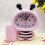 Cartoon Cute Bee Pen Holder Alarm Clock Desktop Bedside Timer Decor Set 3