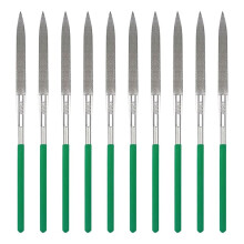10-Piece Diamond File Set, Precision Needle File Set, Diamond Coated Files for Filing Metal, Ceramic, Stone, Jewelry B