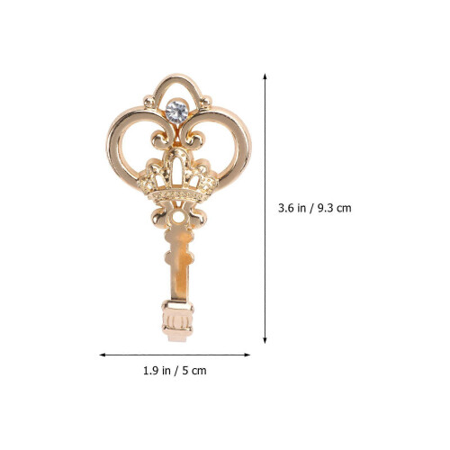3 Pairs Crown Shape Curtain Hooks, Wall Hooks for Home Decor 1